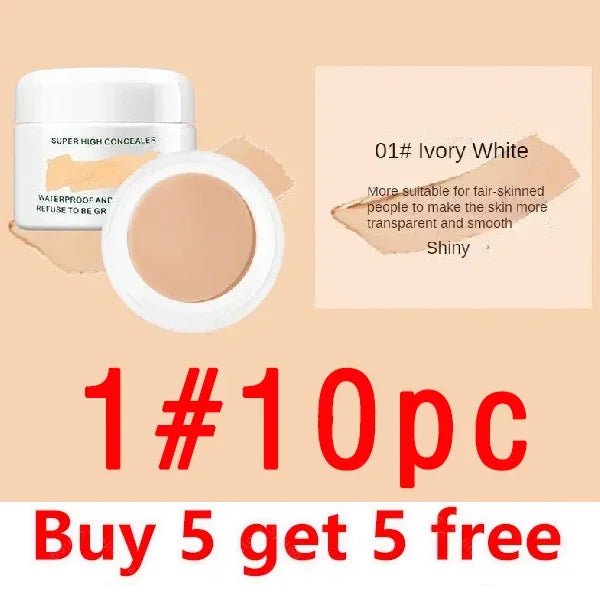 Waterproof Full Coverage Concealer for Tattoos Scars Acne Marks Dark Circles For All Skin Tones - Body Bliss Essentials