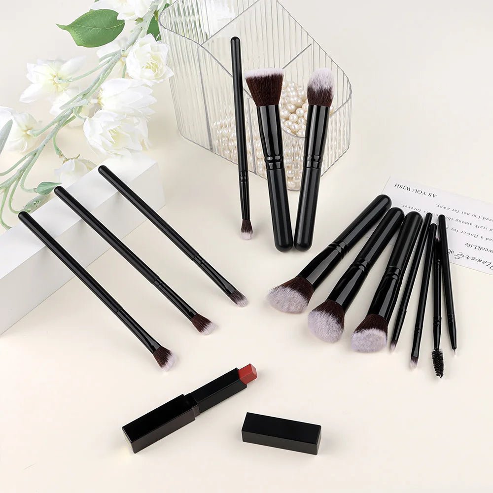 NEW 14PCS Makeup Brushes Set Soft Fluffy Cosmetics Beauty Tool - Body Bliss Essentials