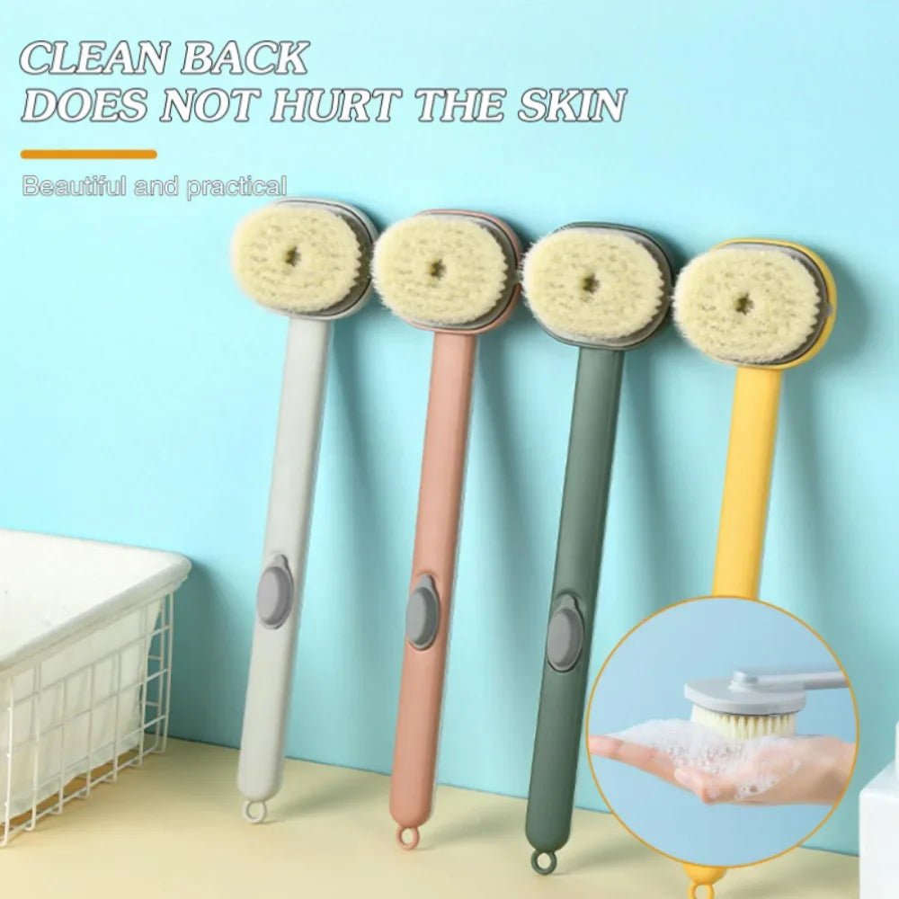 1pc Long Handle Liquid Bath Brush Exfoliating Scrub Body - Body Bliss Essentials