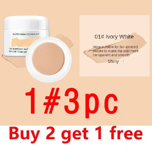 Waterproof Full Coverage Concealer for Tattoos Scars Acne Marks Dark Circles For All Skin Tones - Body Bliss Essentials
