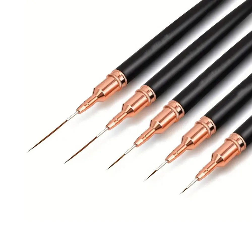 1/2Pc Double - ended Silicone Nail Art Carved Pen Multi - Function Nail Brush - Body Bliss Essentials