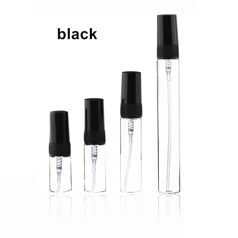 5pcs/pack 2ML 3ML 5ML 10ML Clear Mini Perfume Glass Bottle - Body Bliss Essentials