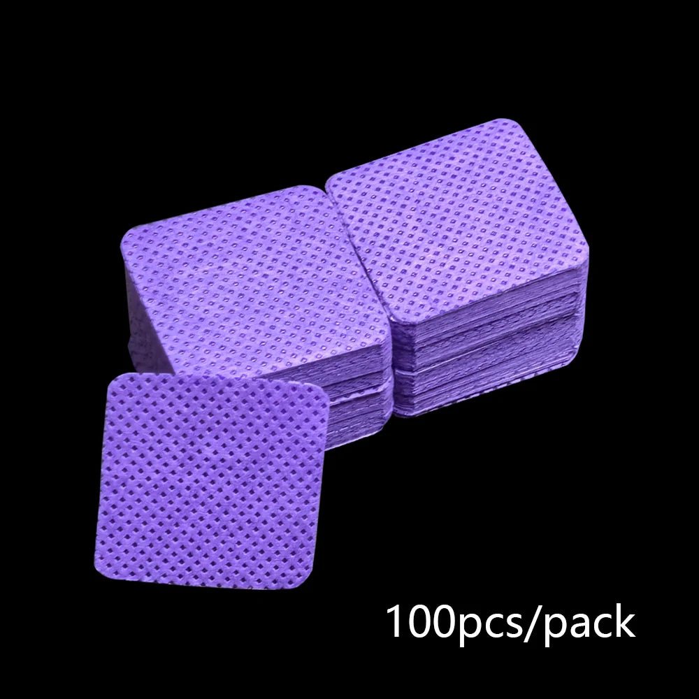 Lint Free Nail Wipes Nail Polish Remover Cleaning Wipes - Body Bliss Essentials