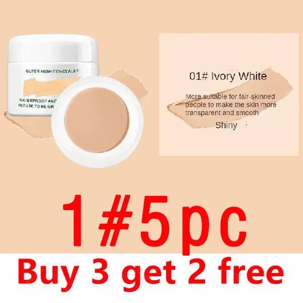 Waterproof Full Coverage Concealer for Tattoos Scars Acne Marks Dark Circles For All Skin Tones - Body Bliss Essentials