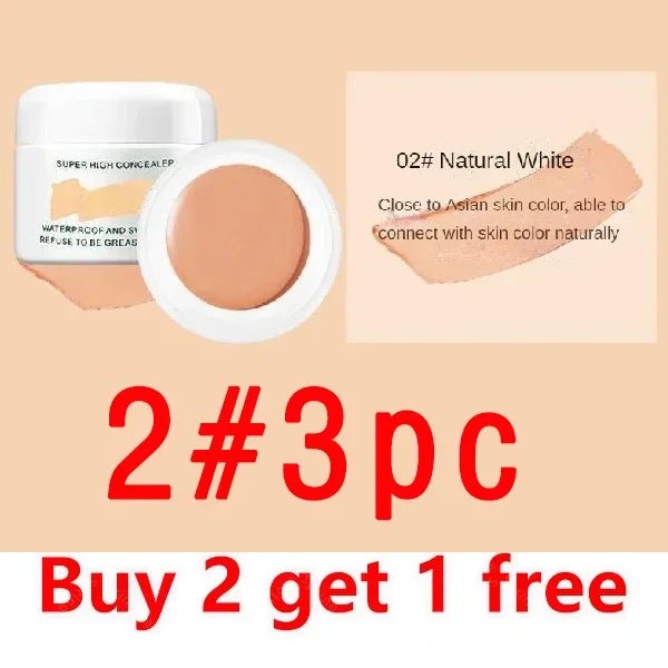 Waterproof Full Coverage Concealer for Tattoos Scars Acne Marks Dark Circles For All Skin Tones - Body Bliss Essentials