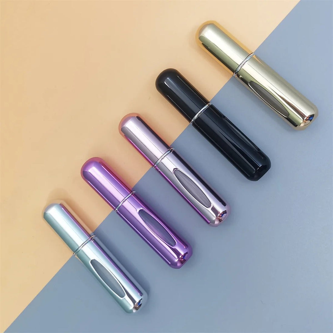 1/5Pcs Travel Perfume Bottle Refillable Portable Mini Atomizer - Body Bliss Essentials