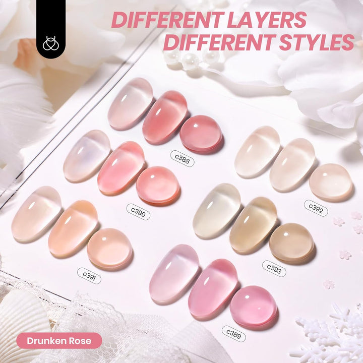 Beetles Nude Gel Nail Polish Set - Body Bliss Essentials