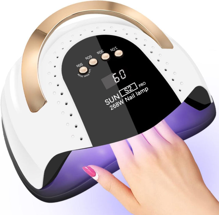268W UV LED Nail Lamp, LKE Nail Dryer for Gel Polish - Body Bliss Essentials