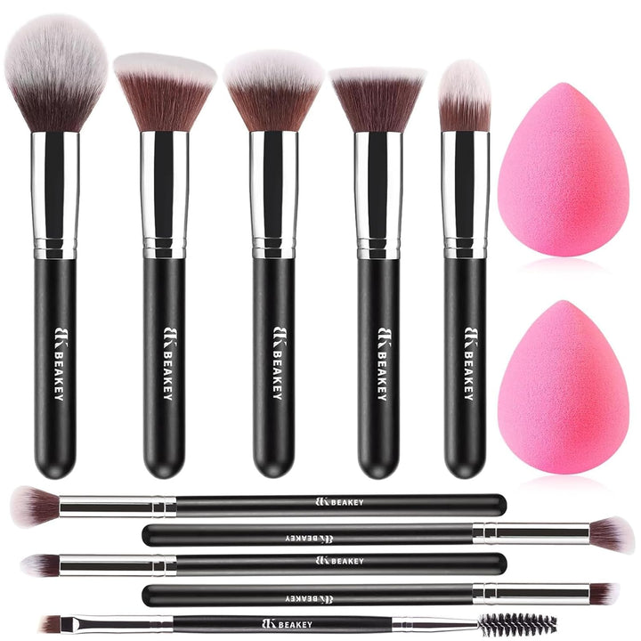 BEAKEY Makeup Brushes Set - Body Bliss Essentials