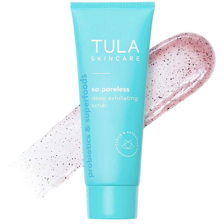 TULA Skin Care So Poreless Exfoliating Blackhead Scrub - Body Bliss Essentials