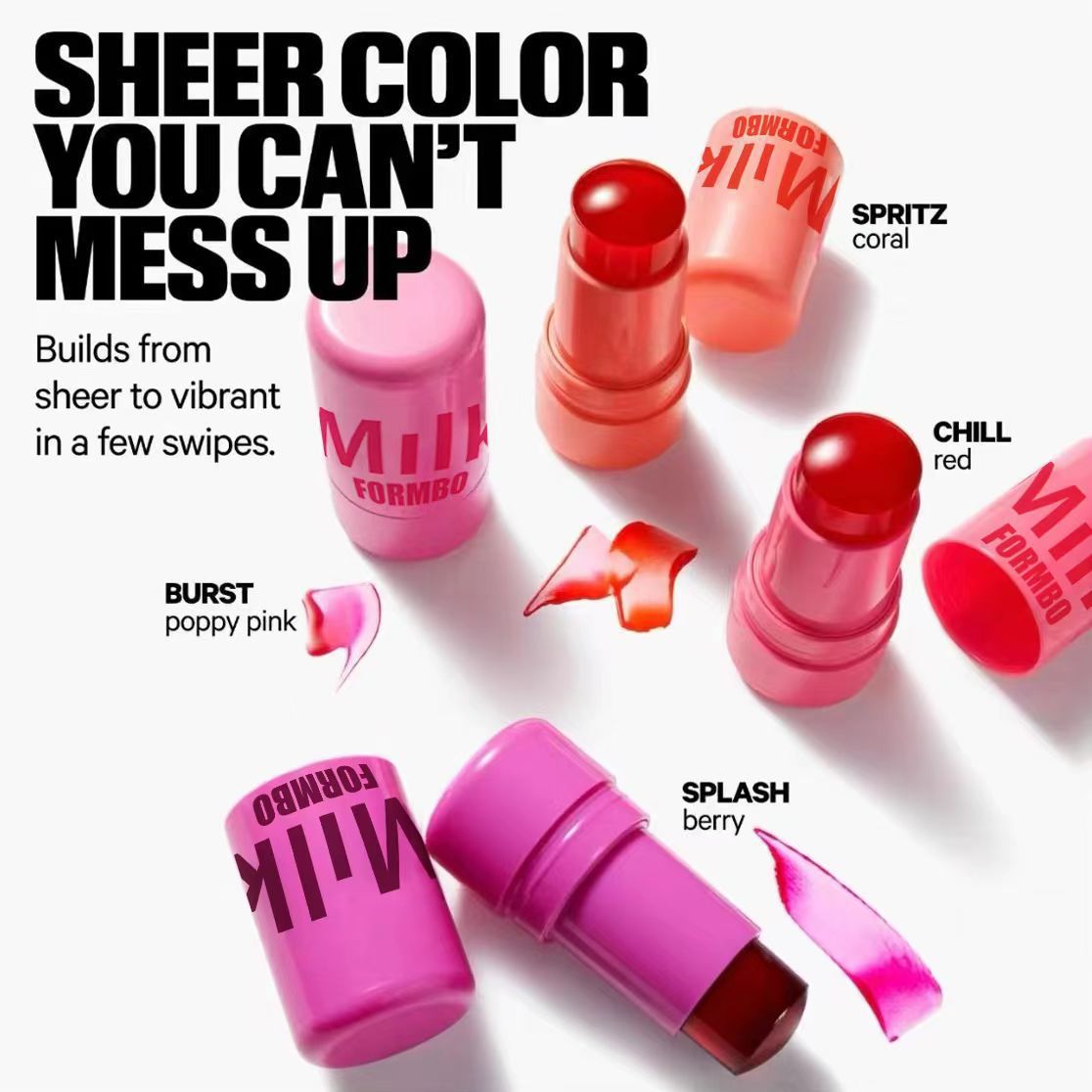 Blush Jelly Lipstick Cream Blush Shimmer Blush Stick - Body Bliss Essentials