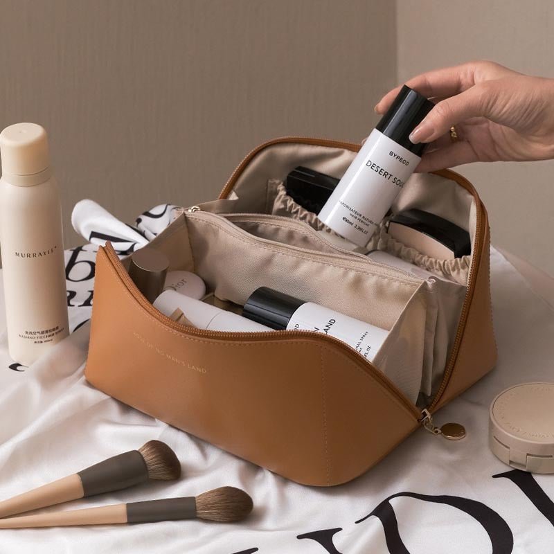 Travel Cosmetic Bag Large Capacity Multifunction Organizer Female Storage Make Up Case Tool - Body Bliss Essentials