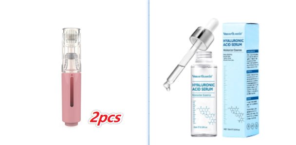 3 In 1 Lip Care Roller Needle Roller Lip Roller Beard Growth Roller Beard Hair Growth Roller Beard Treatment & Serum Applicant - Body Bliss Essentials