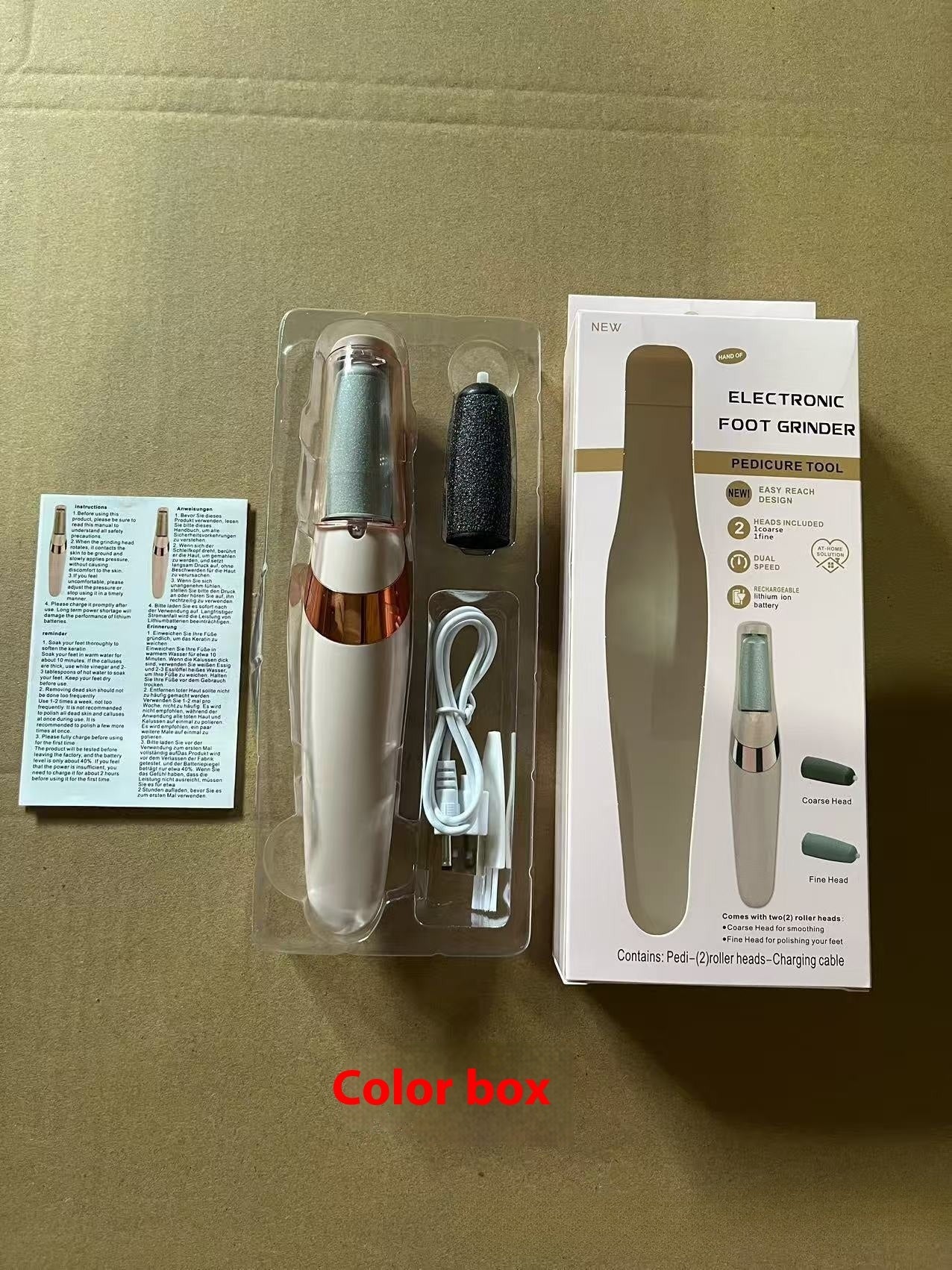 Electric Foot Grinder Foot Peeling Machine Foot Repair Tool - Body Bliss Essentials