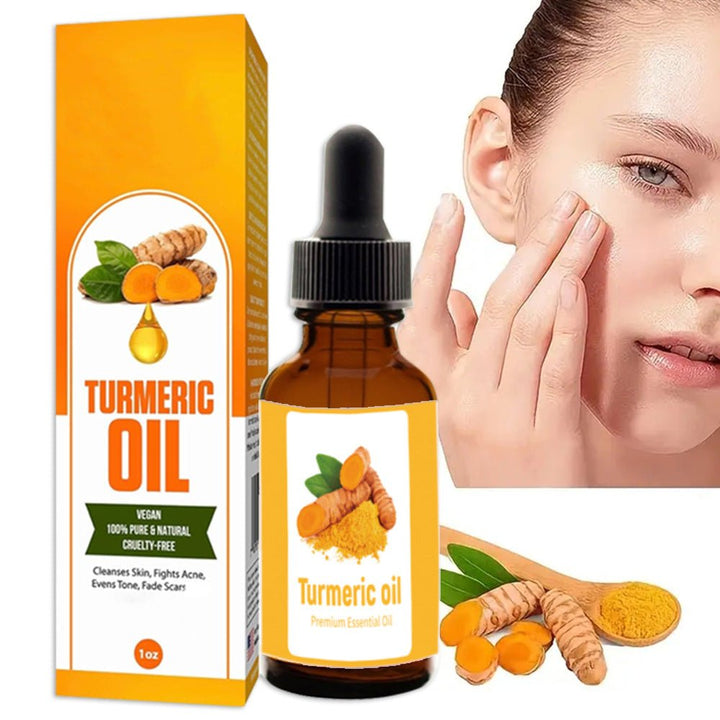 Turmeric Oil 30ml - For The Face Turmeric Serum For Dark Spots Corrector Serum For Face & Body, Anti Aging Facial Serum For Women Men, Reduces Hyperpigmentat - Body Bliss Essentials