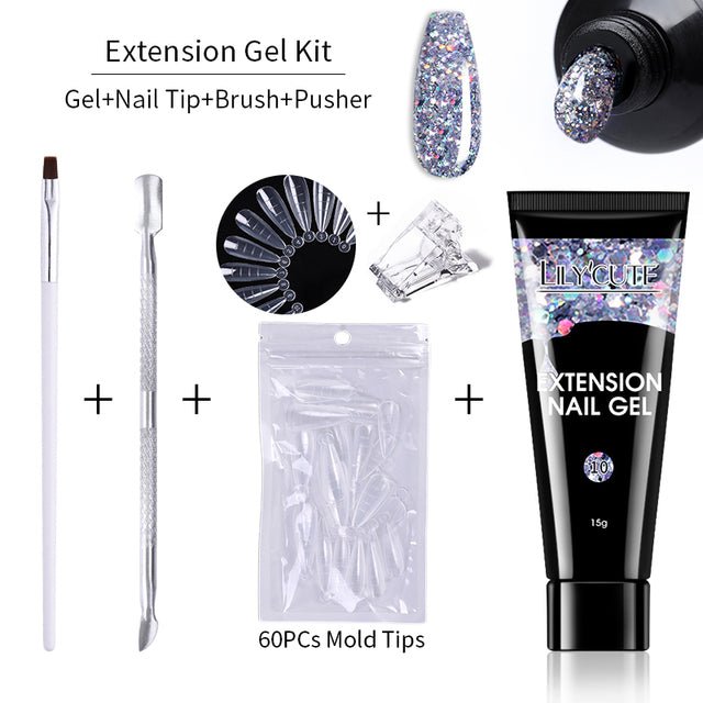 15ml Nail Extension Gel Kit - Body Bliss Essentials