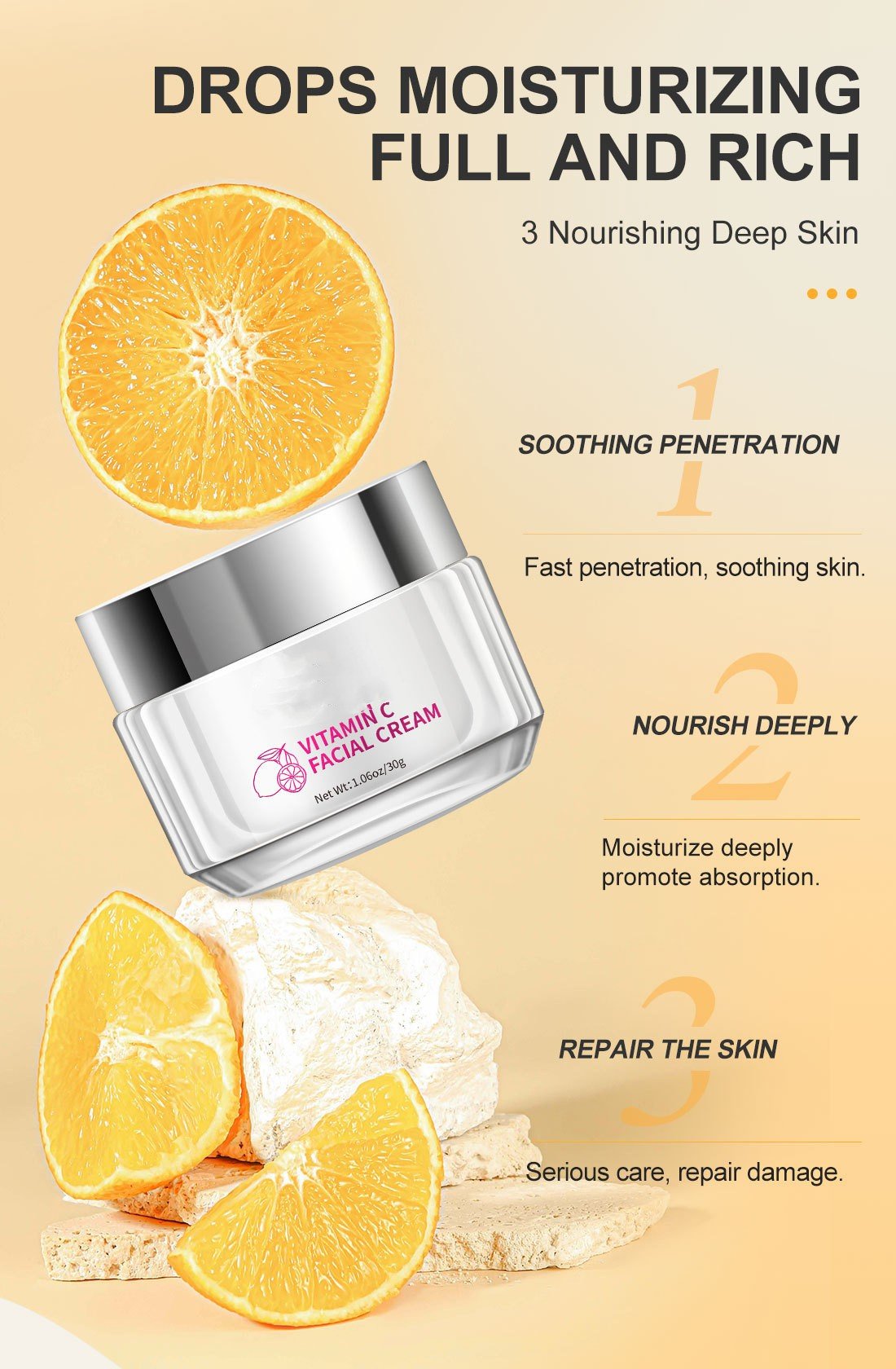 Vitamin C Face Cream Skin Care Products - Body Bliss Essentials