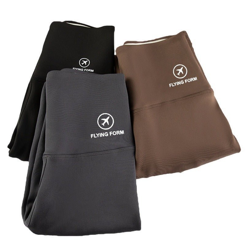 Women Autumn Winter Skinny Shark Pants Thickened Trousers Winter Fashion High Waisted Sweatpants - Body Bliss Essentials