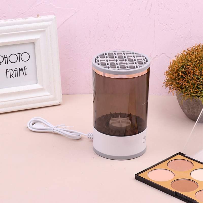 Women Eye Shadow Brush Cleaning Tool Portable Electric Makeup Brush Cleaner Machine With USB Charging Automatic Cosmetic Brush - Body Bliss Essentials