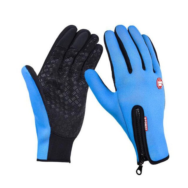 Winter Gloves Touch Screen Riding Motorcycle Sliding Waterproof Sports Gloves With Fleece - Body Bliss Essentials