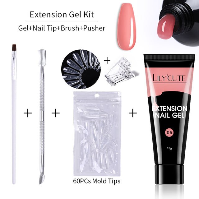 15ml Nail Extension Gel Kit - Body Bliss Essentials