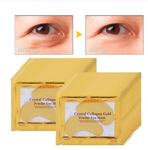 Beauty Gold Crystal Collagen Patches For Eye Anti - Aging Acne Eye Mask Korean Cosmetics Skin Care - Body Bliss Essentials