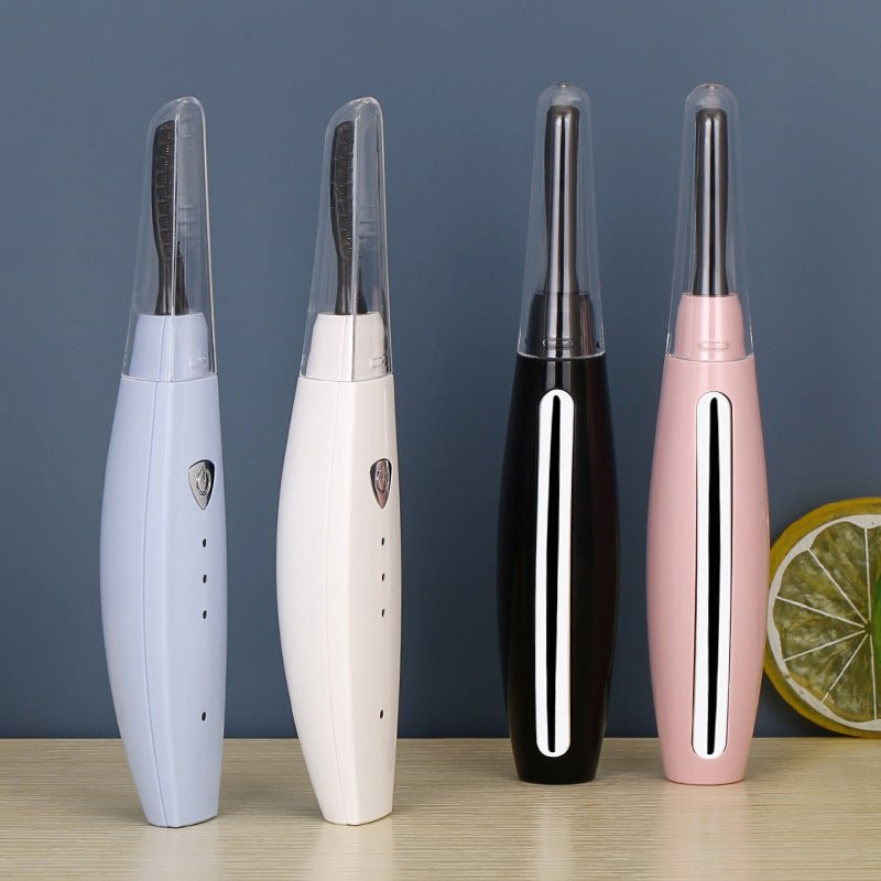 Electric Heated Eyelash Curler USB Rechargeable Eyelashes Curler Quick Heating Natural Eyelash Curler Long Lasting Makeup Tools - Body Bliss Essentials